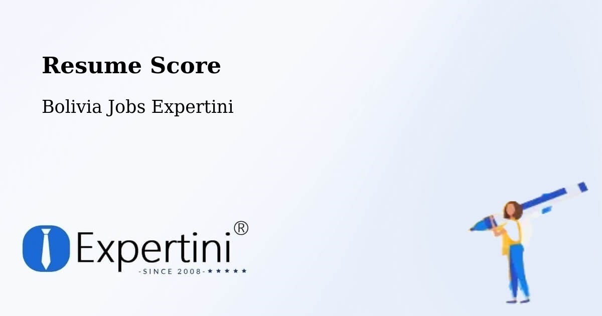 Resume Score & Job Description Match Tool – Warnes - Bolivia Jobs Expertini
