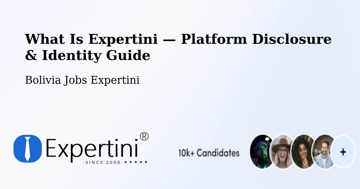 What Is Expertini — Platform Disclosure & Identity Guide – Warnes